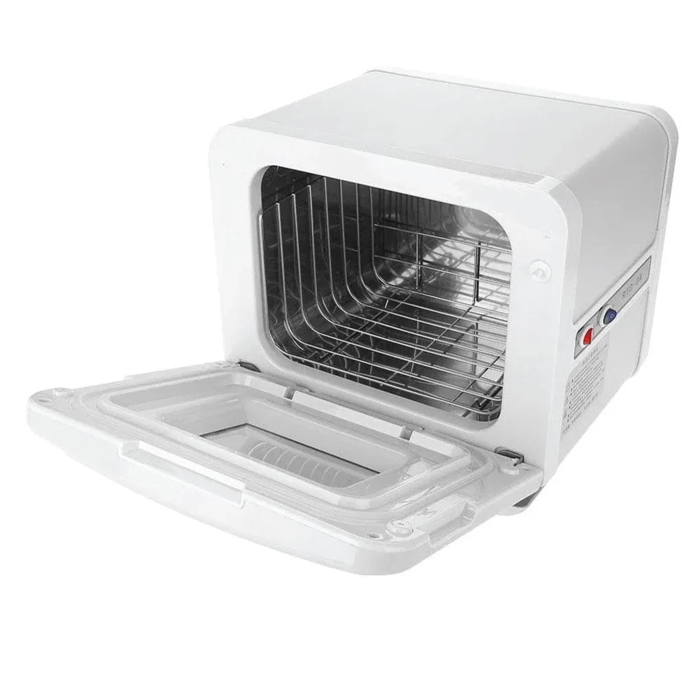 8L Electric Towel Warmer with UV Sterilising Cabinet, White, 130W