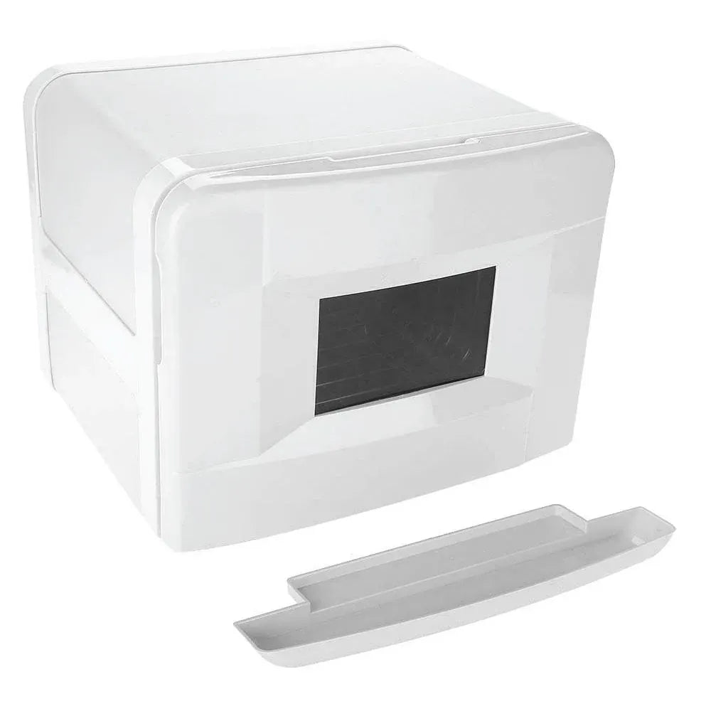 8L Electric Towel Warmer with UV Sterilising Cabinet, White, 130W