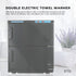 32L Black UV Electric Towel Warmer Steriliser Cabinet Beauty Spa Heat Sanitiser