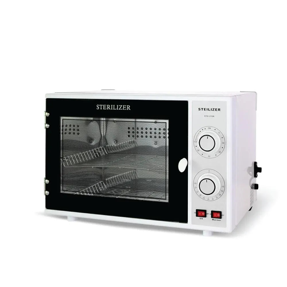20L UV Ozone Steriliser Cabinet for Salon & Nail Tools with Towel Warmer 80°C