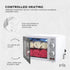 20L UV Ozone Steriliser Cabinet for Salon & Nail Tools with Towel Warmer 80°C