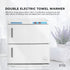 32L White UV Electric Towel Warmer Steriliser Cabinet Beauty Spa Heat Sanitiser