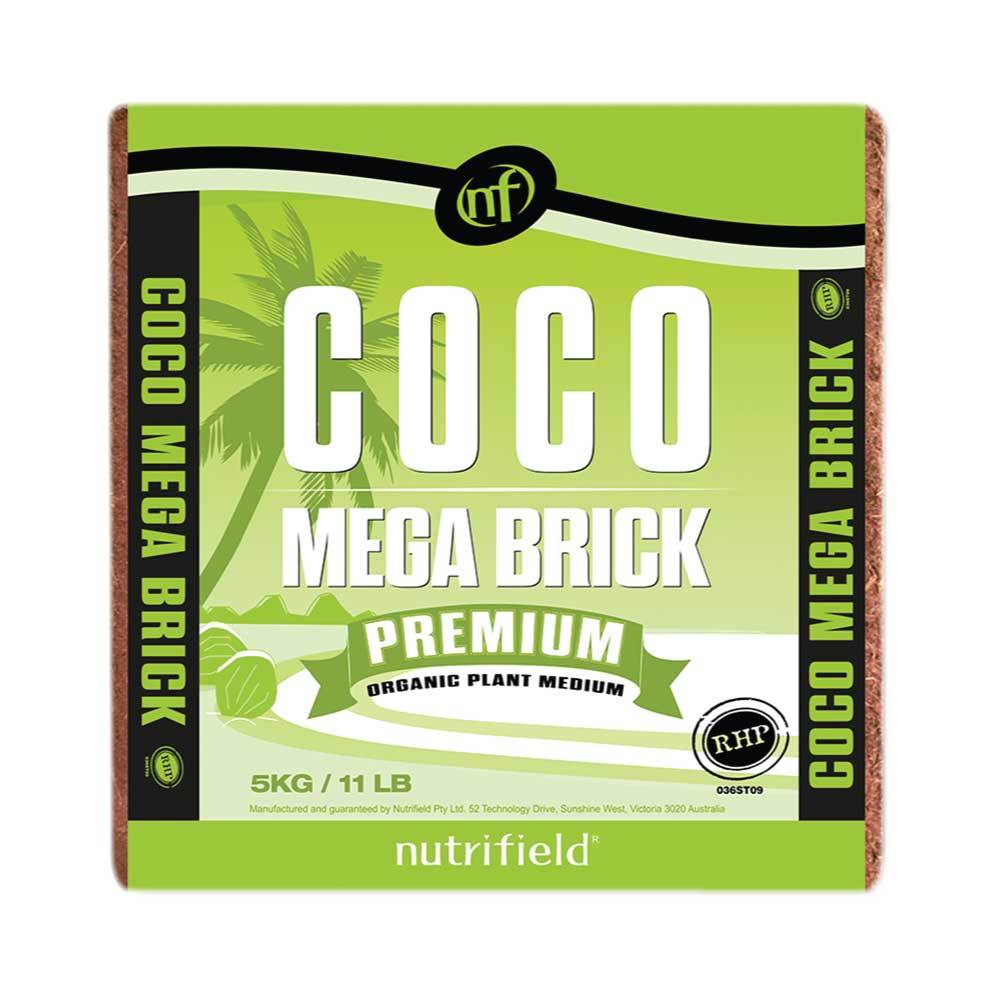 5Kg Coco Mega Brick Premium Coir Peat Organic Plant Growth Medium 55L