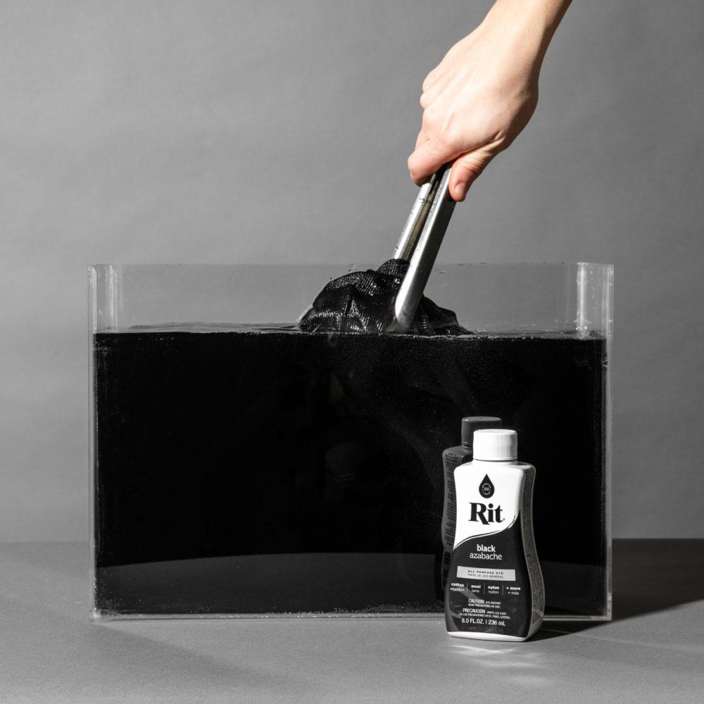 236ml Black Fabric Dye  Clothes All Purpose Liquid Cloth Tie Colours Cotton