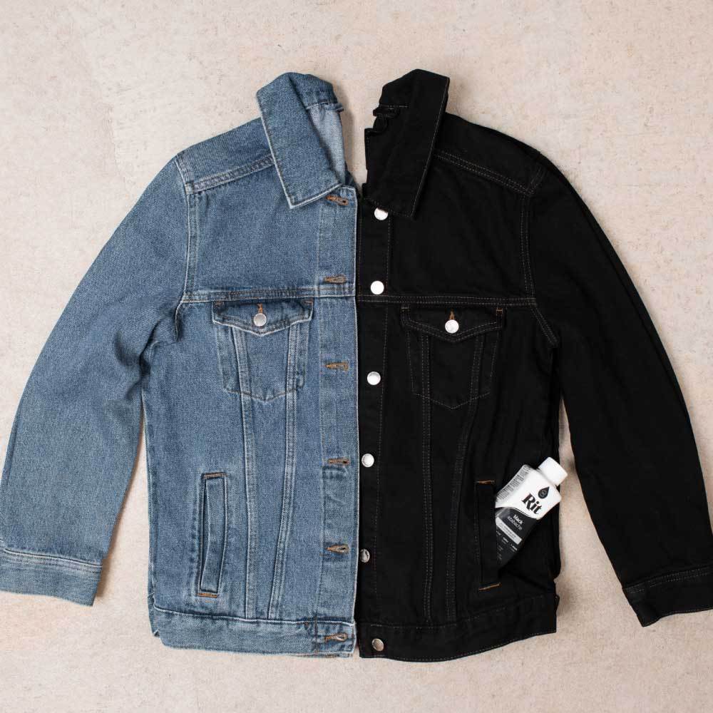 236ml Black Fabric Dye  Clothes All Purpose Liquid Cloth Tie Colours Cotton