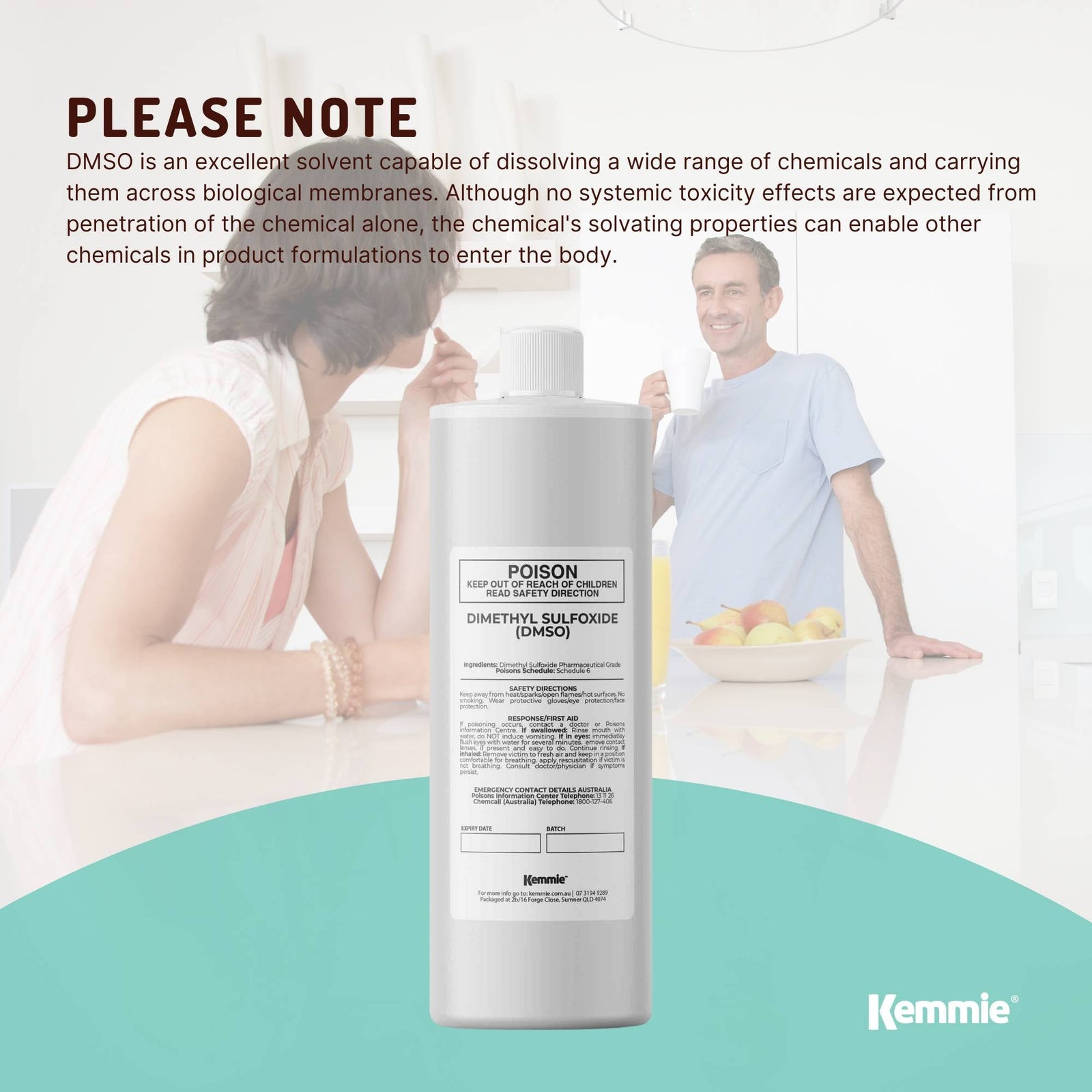 1L DMSO Liquid 99.9% Pure Pharmaceutical Dimethyl Sulfoxide Grade Solvent Bulk