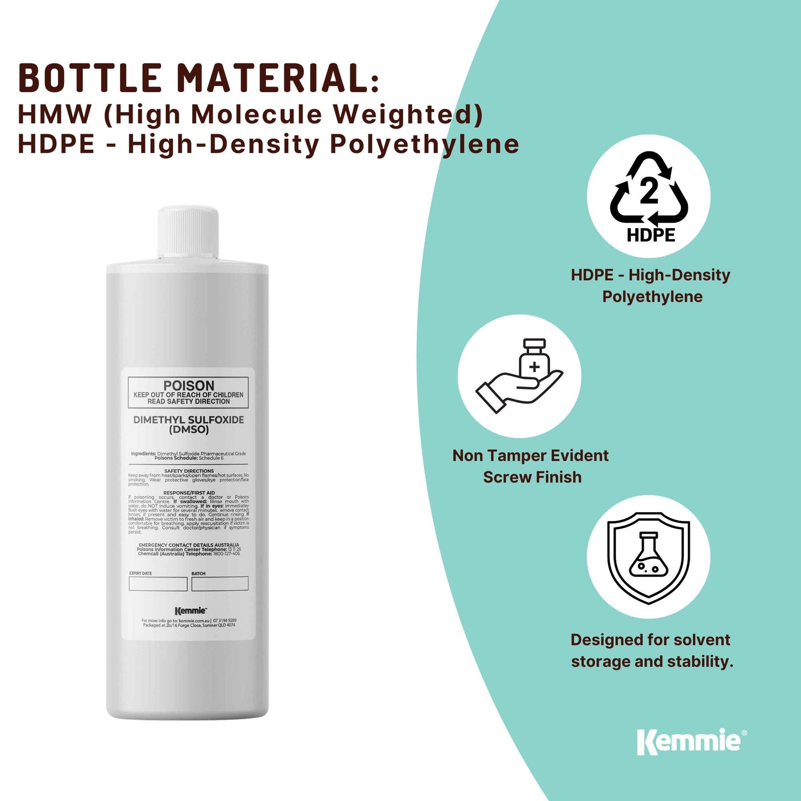 250ml DMSO Liquid Dimethyl Sulfoxide 99.9% Pure Pharmaceutical Grade Solvent