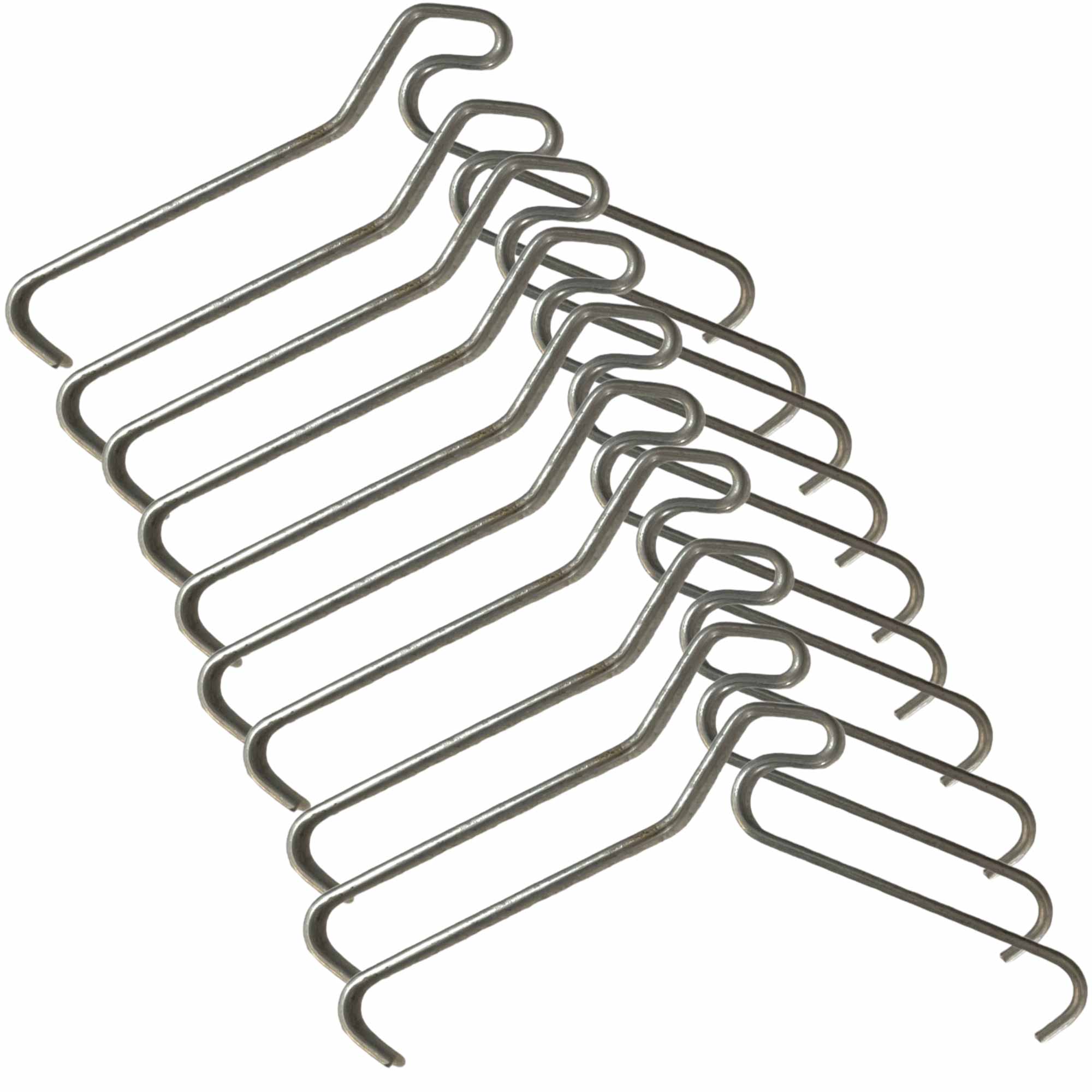 10 Pack 65mm 2.5" Brick Hooks - Wall Crab Clips Hangers For Pictures Plants