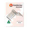10 Pack 90mm 3.5" Brick Hooks - Wall Crab Clips Hangers For Pictures Plants