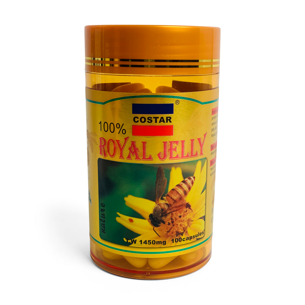 100x 1450mg Royal Bee Jelly Capsules  100% Pure Skin Supplement