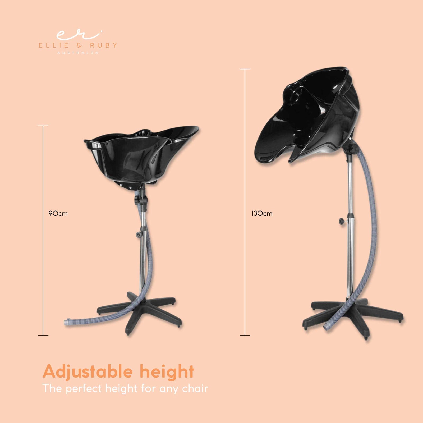 Large Portable Hairdressing Salon Basin Hair Washing Deep Sink Bowl