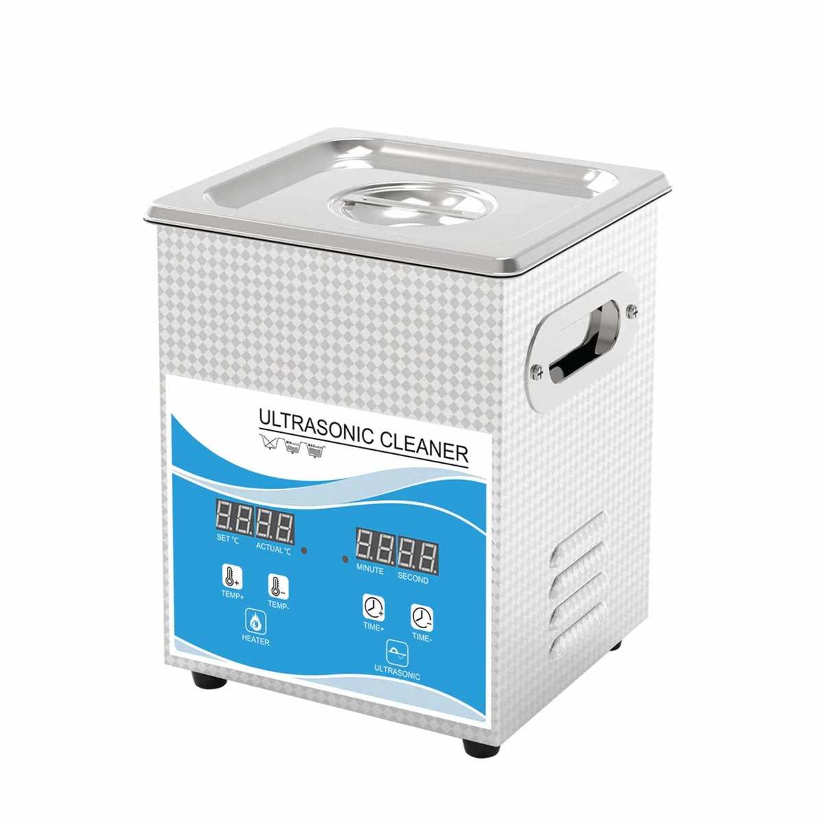 2L Digital Ultrasonic Jewellery Cleaner for Watches and Parts