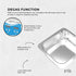 2L Digital Ultrasonic Jewellery Cleaner for Watches and Parts