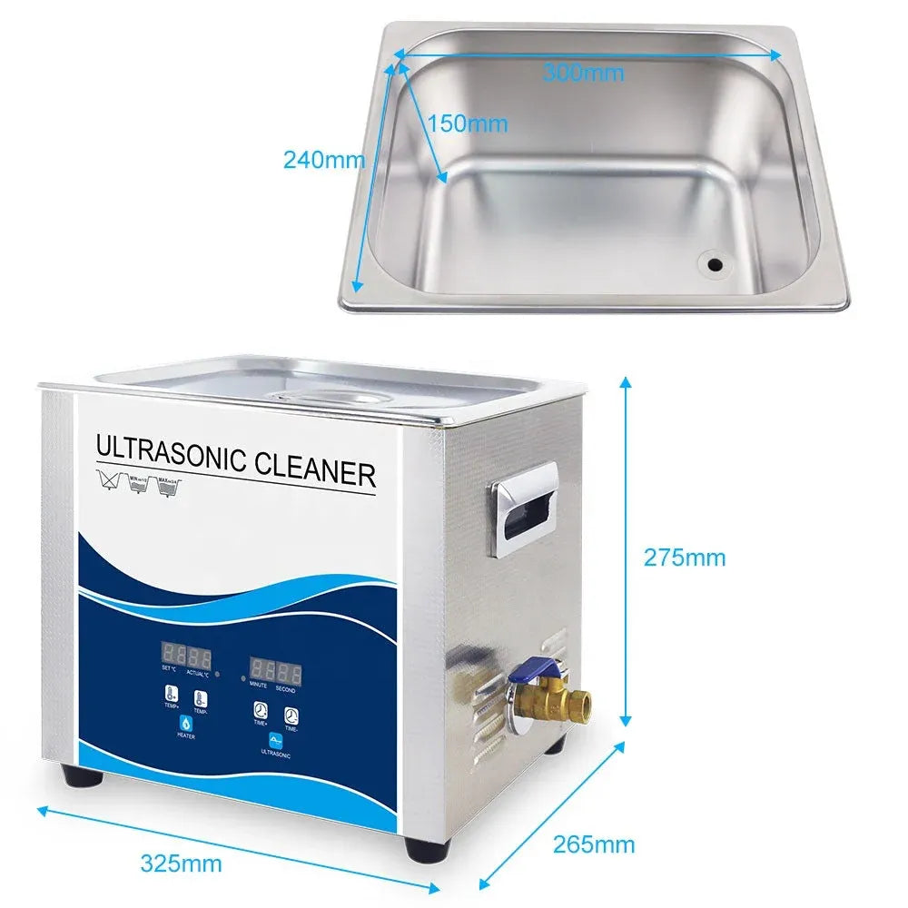 Orku 15L Digital Ultrasonic Jewellery Cleaner for Watches and Parts