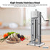 7L Manual Vertical Sausage Filler - Stainless Stuffer Meat Press Machine