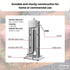 Kitchee 7L Manual Vertical Sausage Filler - Stainless Stuffer Meat Press Machine