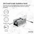 Kitchee 7L Manual Horizontal Sausage Filler - Stainless Stuffer Meat Press Machine