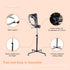 Standing Hair Dryer Accelerator Colour 360 Rotating Halo Rolling Salon Equipment