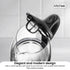 Kitchee 1.7L Glass Electric Kettle LED Light Cordless 360 Water Boiling Jug