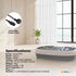 Social Hike 60cm Vibration Plate Machine Full Body Exercise Platform White