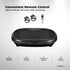 Social Hike 60cm Vibration Plate Machine Full Body Exercise Platform Black