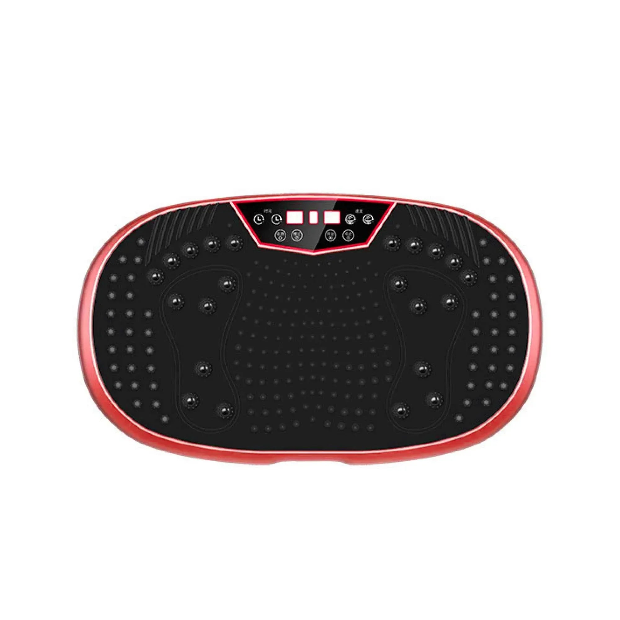 Social Hike 60cm Vibration Plate Machine Full Body Exercise Platform Red