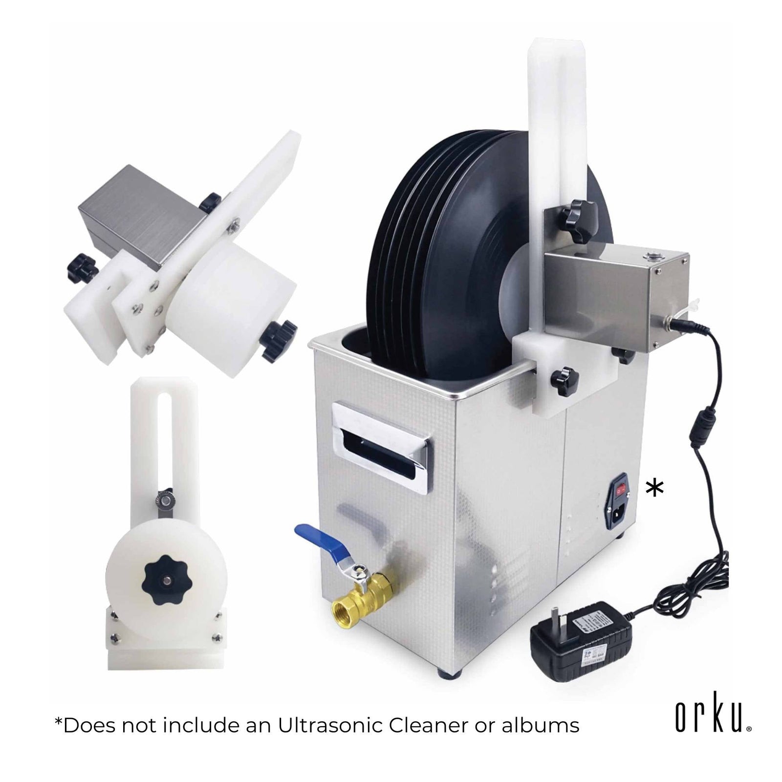 Vinyl Record Cleaning Stand Drying Rack For Ultrasonic Cleaner LP Disc Bracket