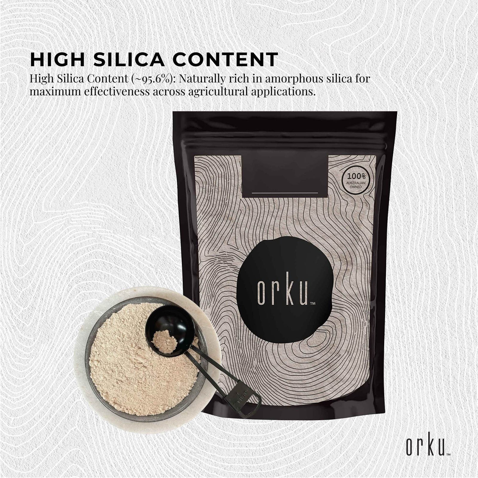 1Kg Fossil Shell Flour - Livestock Garden Pet Diatomaceous Earth