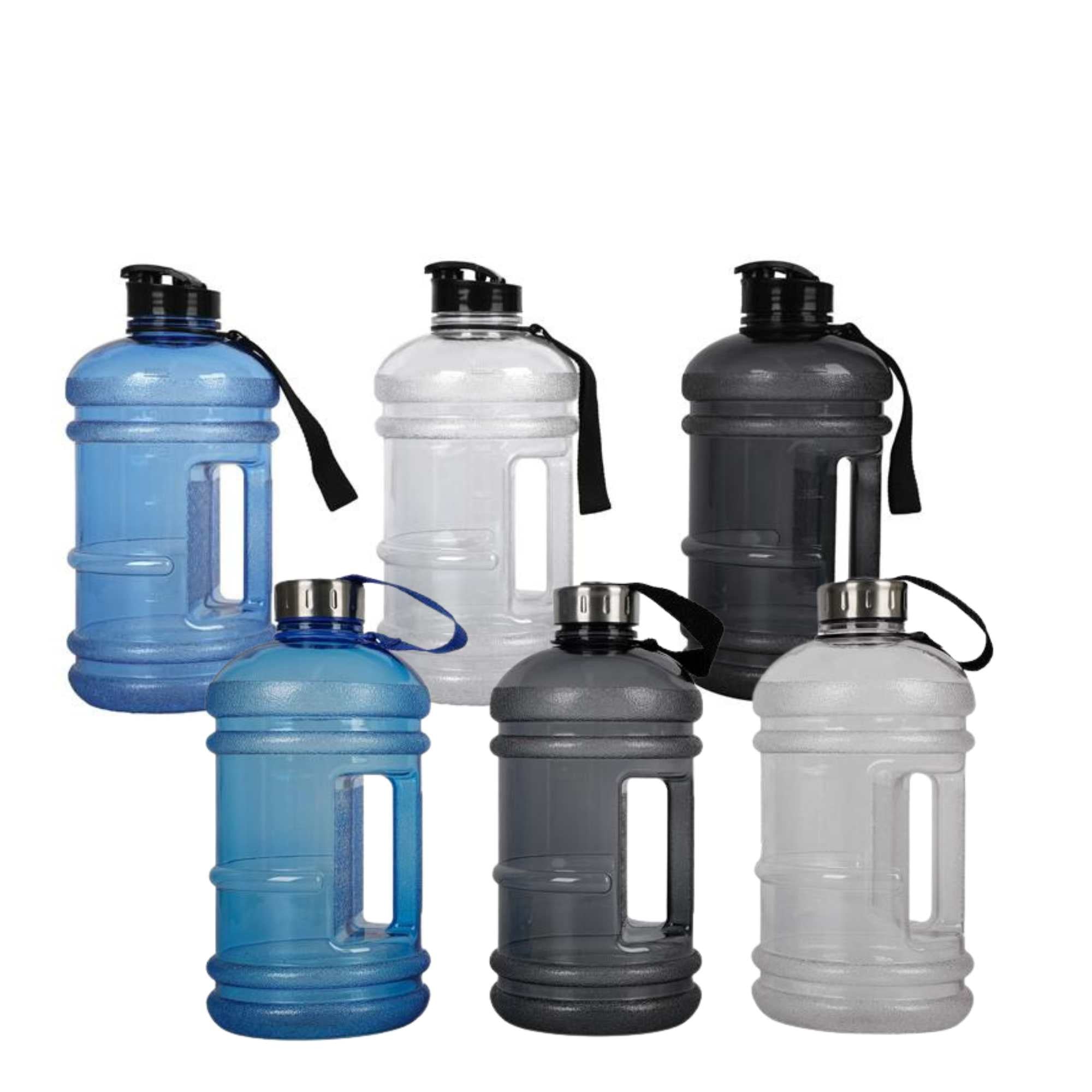 2.2L Large Water Drink Bottle Twist Lid - BPA Free Jug - Random Colour