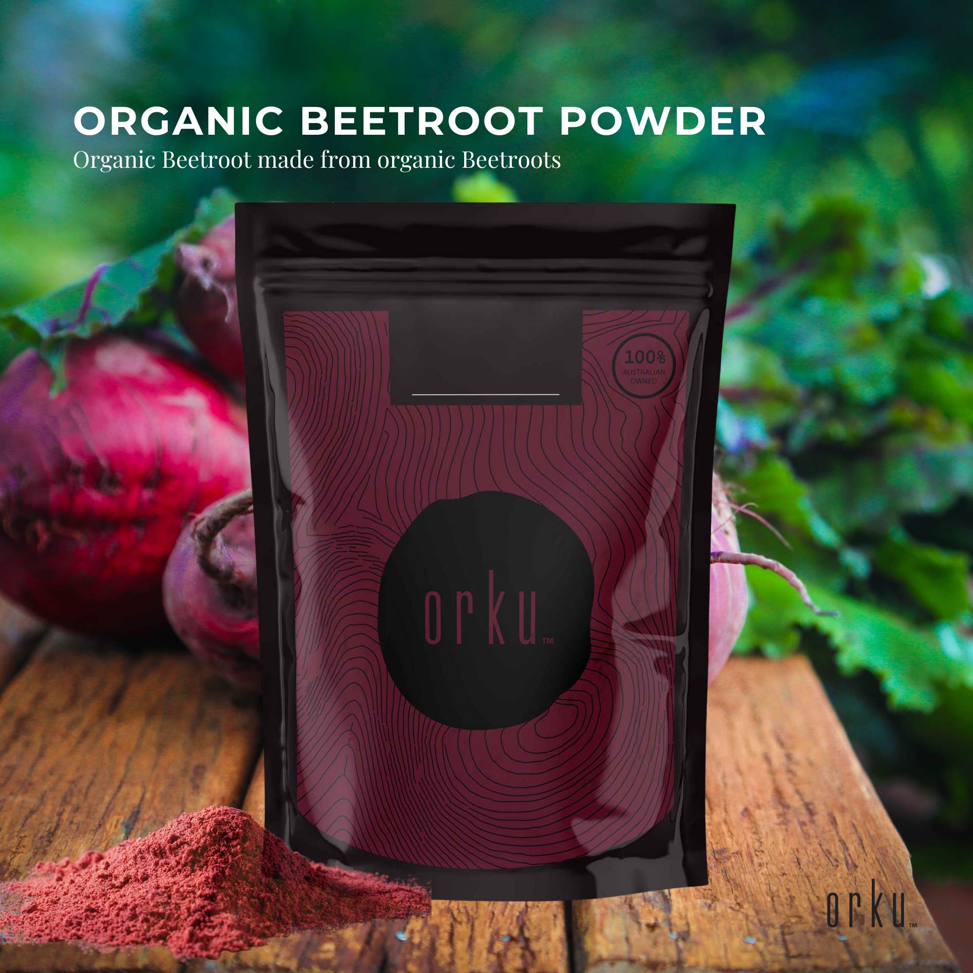 1Kg Organic Beetroot Powder Superfood Beet Root Supplement Beta Vulgaris