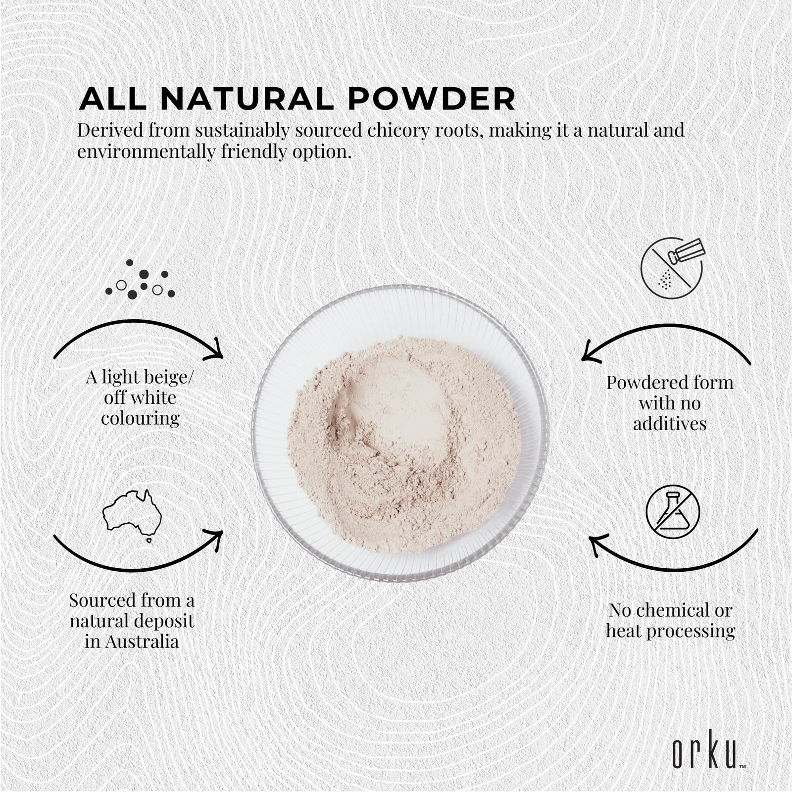 400g Organic Sodium Bentonite Clay Powder - Cosmetic Montmorillonite