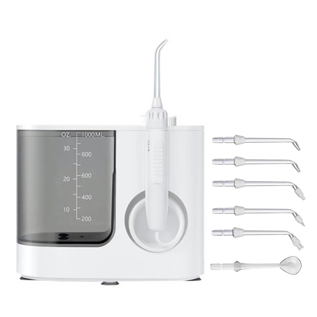 1000ml Water Flosser Electric Oral Irrigator - Stepless Pressure White
