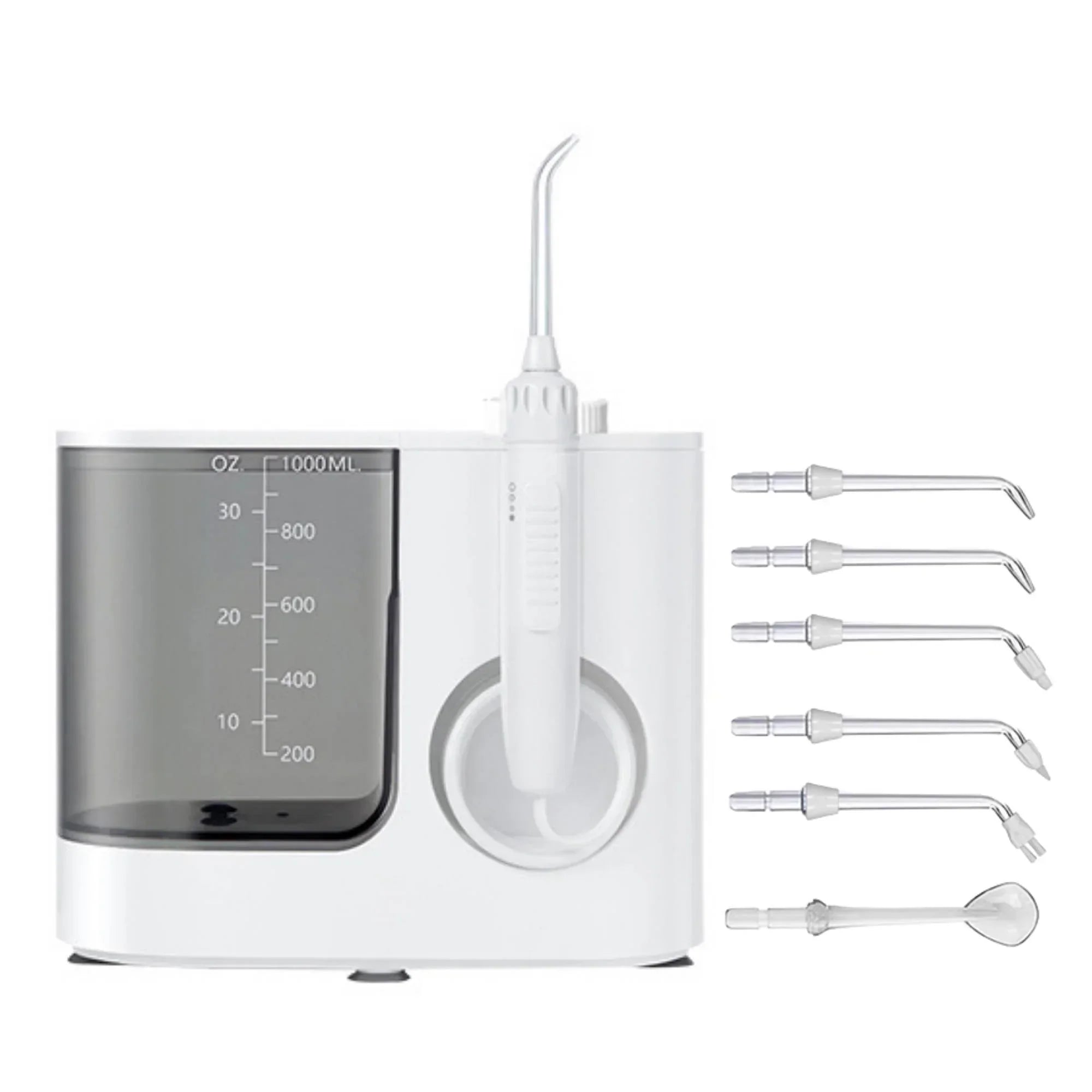 1000ml Water Flosser Electric Oral Irrigator - Adjustable Pressure White