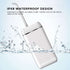 Teeth Water Flosser Rechargeable Cordless Cleaner - Travel Oral Irrigator White