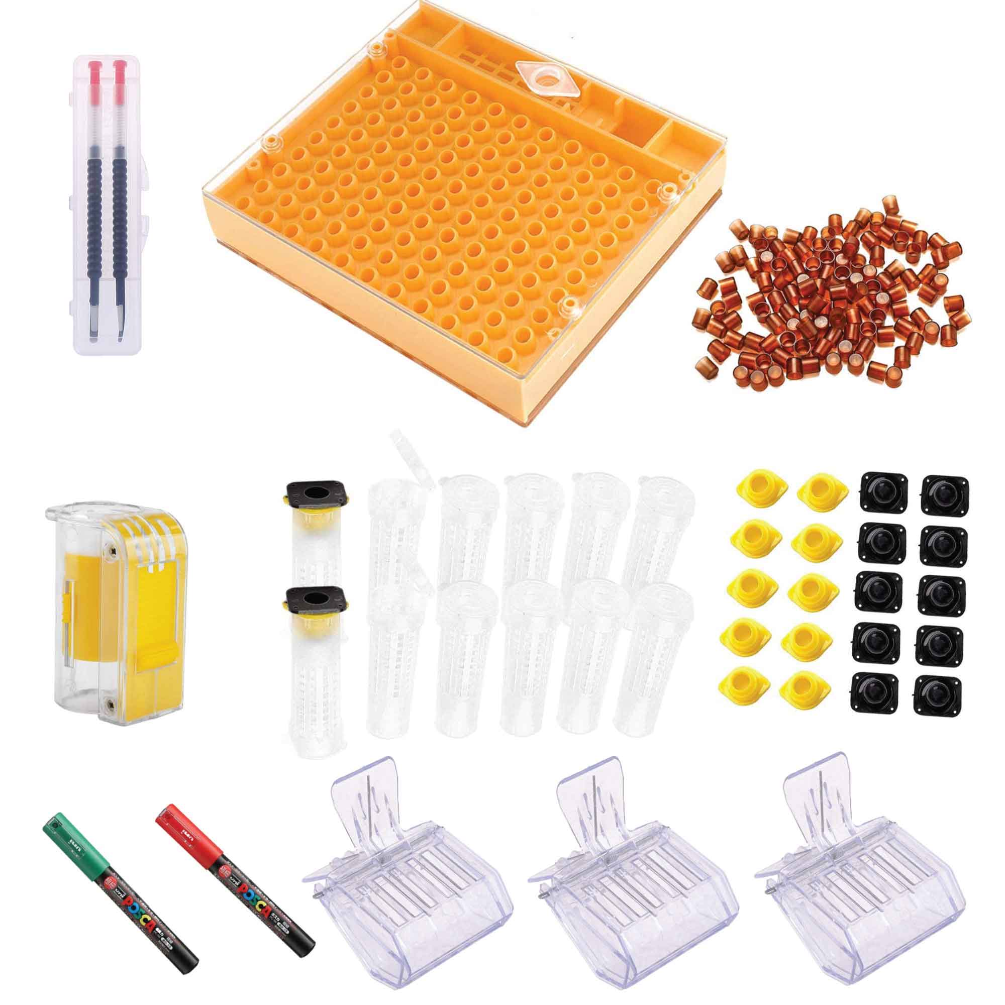 Nicot Queen Bee Rearing System Kit - Deluxe Complete Marking Starter