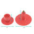 100x Cattle Ear Tags Set - Round Red Blank Pig Sheep Goat Cow Livestock Label