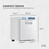 5L White Electric Hand Towel Warmer Mini UV Steriliser Cabinet Salon Heater