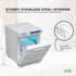 5L White Electric Hand Towel Warmer Mini UV Steriliser Cabinet Salon Heater