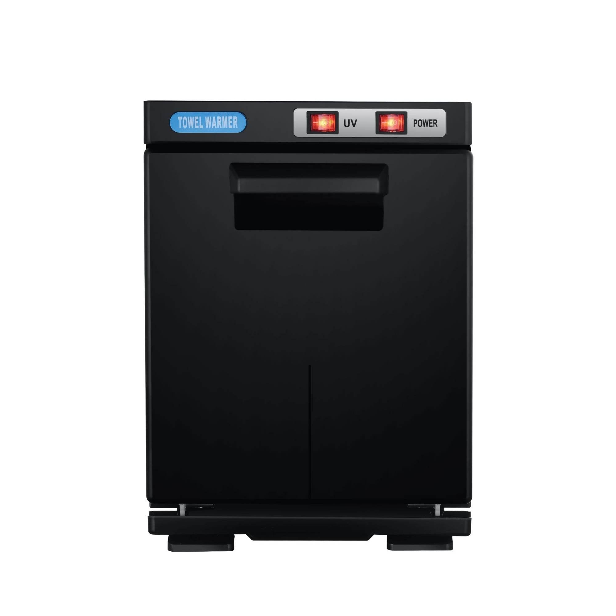 5L Black Electric Hand Towel Warmer Mini UV Steriliser Cabinet Salon Heater