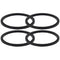 4x For Nutribullet RX Gasket Black Seal Ring - Suits 1700W 1700 N17-1001 Blade