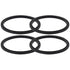 4x For Nutribullet RX Gasket Black Seal Ring - Suits 1700W 1700 N17-1001 Blade