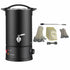 10L Candle Wax Heater Black With Tap And Accessories - Candle Wax Melter