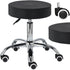 Salon Stool - Adjustable Swivel Round Chair - Pedicure Beauty Hairdressing