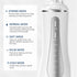 Portable Oral Irrigator 350ml - Rechargeable Water Dental Flosser Teeth Cleaner