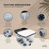Orku Foot Spa Automatic Water Heating Massager - Electric Pedicure Bath