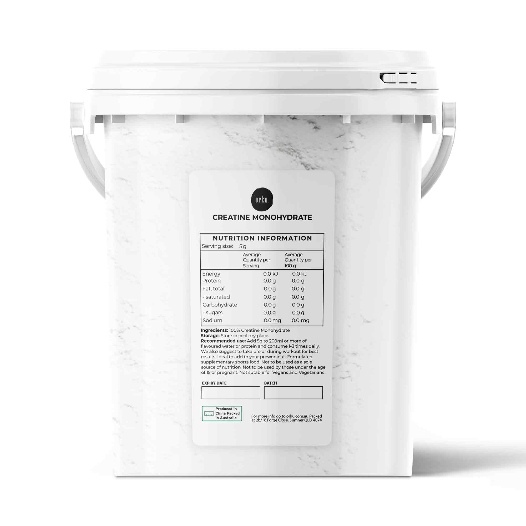 800g Creatine Monohydrate Powder Tub – 200 Mesh Micronised | 99.9% Purity