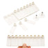 100x Cattle Ear Tags 5x2cm Set - Mini White Blank Pig Goat Livestock Label