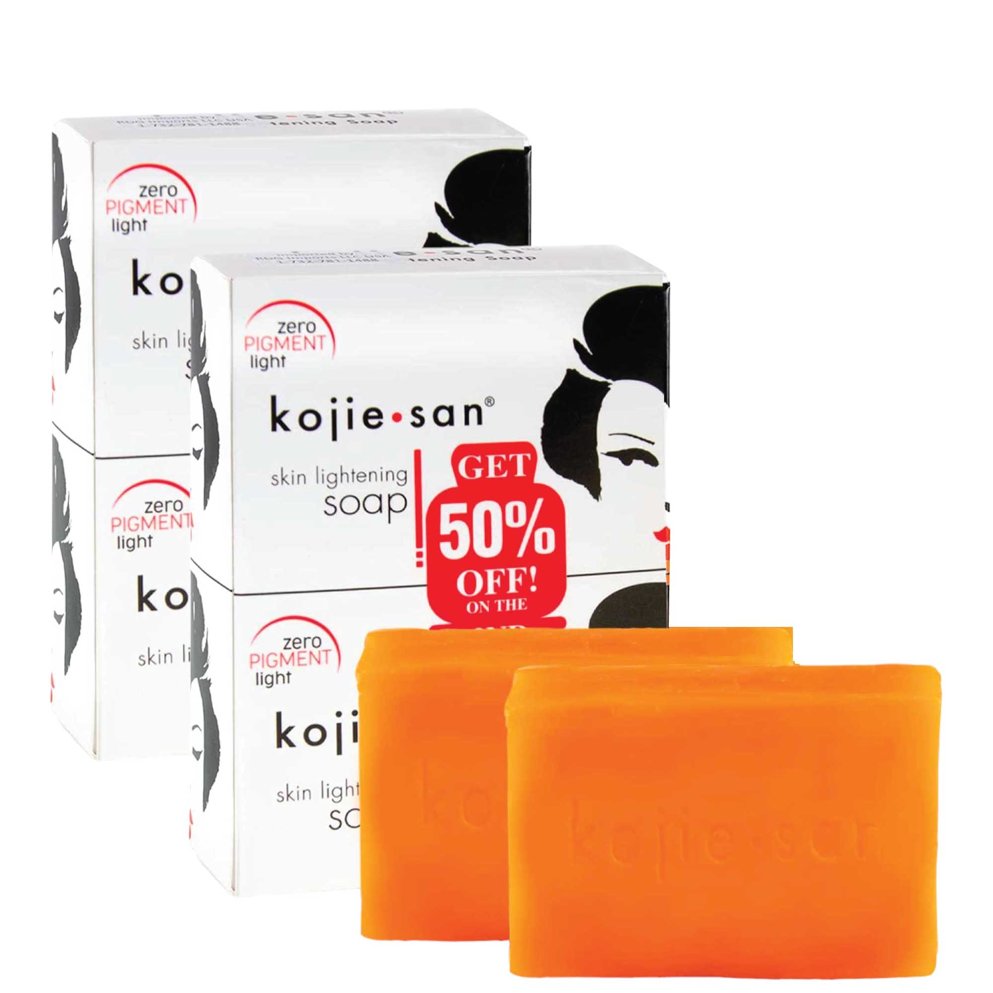 4x  Soap Bars - 135g Skin Lightening Kojic Acid Natural Original Bar