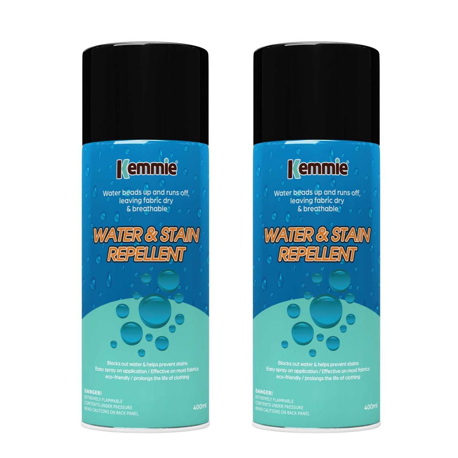 2x212g Water and Stain Repellent Spray for Shoes Suede Leather and Fabric