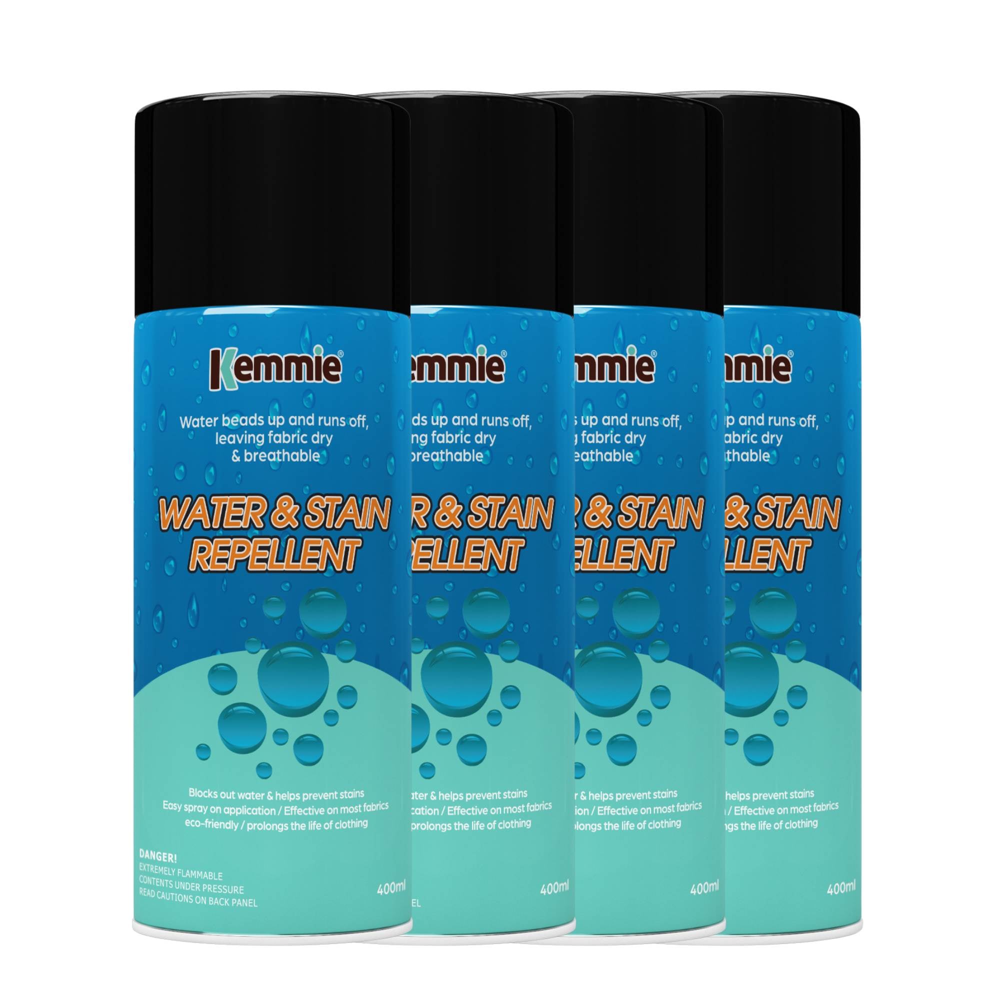 4x212g Water and Stain Repellent Spray for Shoes Suede Leather and Fabric